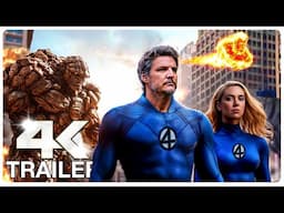 THE FANTASTIC FOUR FIRST STEPS Trailer (4K ULTRA HD) NEW 2025