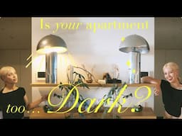 Dark apartment solutions... for when you're renting or on a budget BUT NEED A CUTE HOME