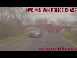 Insane nyc mini van police chase (@ELdelamascara gets arrested)