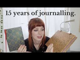 How I keep a journal - writing prompts, pages, scrapbooking, drawings & tools