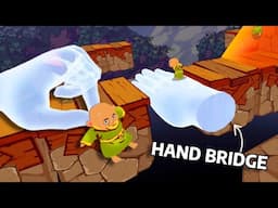 I Used My ACTUAL Hands To Make Bridges - Bridge The Gap! VR