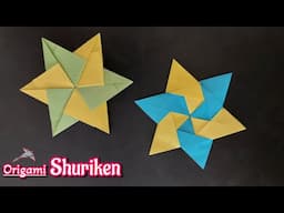 Origami Shuriken Bintang | How To Make Origami Shuriken