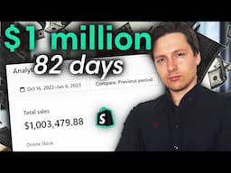 $1 million dollars in 82 days with Shopify dropshipping & Facebook ads