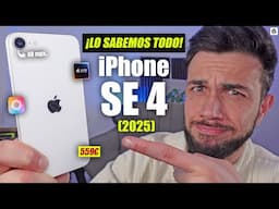 FALTAN HORAS y ESTÁ TODO FILTRADO!🔥IPHONE SE 4 (2025)