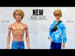 OLD Ken Doll Makeover Transformation!✨ New Haircut - New body! Barbie Doll Transformation!