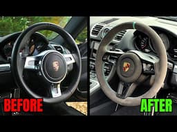 Porsche Steering Wheel Upgrade Made EASY!