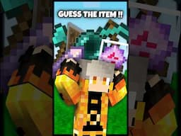 GUESS THE ITEM IN MINECRAFT #minecraft