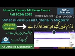 how to prepare for vu midterm exams |midterm exam preparation 2024 |vu midterm paper pattern