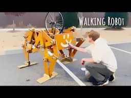 Walking Robot Made of Trash