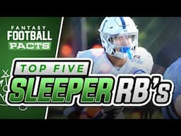 💤 Fantasy Football Sleeper RB's for 2018 - Top 5 Late-Round Running Backs!