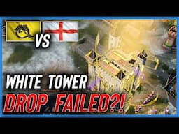 He failed MISERABLY with a White Tower Drop! Age of Empires 4