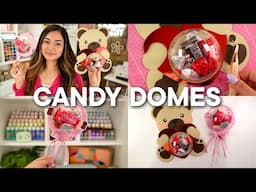 DIY EASY CANDY DOMES WITH CRICUT! 💗