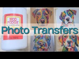 Testing Ink Jet Image Transfer - One Simple Method for Wood, Metal, Paper & Fabric