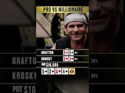 Poker Pro vs Millionaire #biggame #shorts