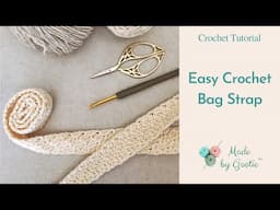 Super Easy Crochet Strap for Bag | Crochet Tutorial