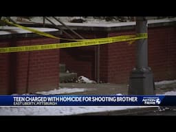 Teen charged with homicide after shooting brother in East Liberty