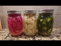 🧄 Refrigerator Pickling 🌶 - Easy, Quick, & Delicious! 🧅