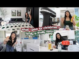 WHAT I GAVE FOR CHRISTMAS + Family Is Finally Here!! Vlogmas Day 23