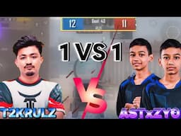 T2K RULZOG VS ASTxZYO 1V1 TDM 🔥 1V1 FRIENDLY TDM BATTLE 💗 T2K ESPORTS VS AST ESPORTS - AKNEPALYT