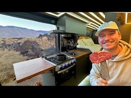 Vanlife Camping in Lava Field | Made Wagyu Steak