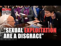 Pope Francis: “Body trade and sexual exploitation are a disgrace”