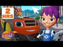 2 HOURS of Gabby's Mechanic Missions! 🧰 w/ Blaze & AJ | Blaze and the Monster Machines