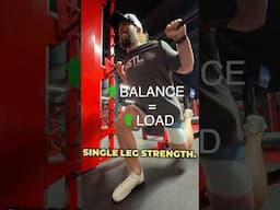 The best SINGLE LEG gym exercise for muscle building and strength (DO THIS)