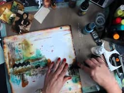 Mixed Media Layout Ustream Class