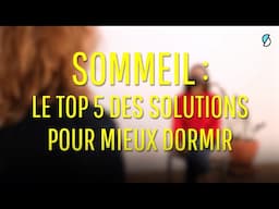 Sommeil : 5 solutions censées nous aider