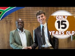 🇿🇦A 15-Year-Old's Quest to Become Johannesburg's Youngest City Leader✔️