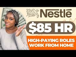 Earn $3,400/PER WEEK | NESTLE Work From Home Jobs | HIGH-PAYING Remote Jobs