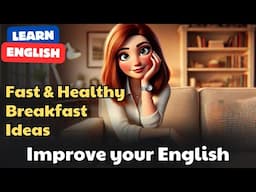 English Practice for Beginners (Fast & Healthy Breakfast Ideas) | English Speaking Practice