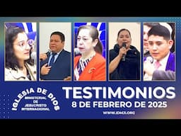 Testimonios 8 de febrero de 2025 - Iglesia de Dios Ministerial de Jesucristo Internacional