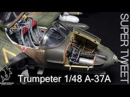 Trumpeter 1/48 A-37A Dragonfly | Full Build Video