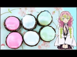 DEMON SLAYER: KIMETSU NO YAIBA Flourless Brownie Cookies Dango🍡Anime Baking Food Dessert Ideas