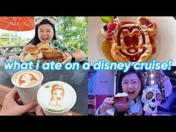 trying EVERYTHING on the DISNEY TREASURE! 🛳️✨ NEWEST cruise ship food 😋 | VLOGMAS DAY 14