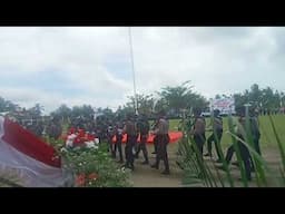 UPACARA PENGIBARAN BENDERA HUT RI KE-79 DI KAB. KEEROM