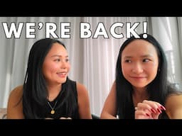 WE'RE BACK! Business/life update & we're starting a podcast 🎧🎤