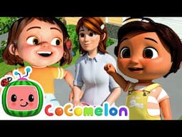 Heads Shoulders Knees and Toes with Nina | CoComelon - Nursery Rhymes with Nina