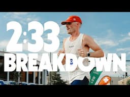 How I Ran 2:33 at the CHICAGO MARATHON [Race Breakdown]