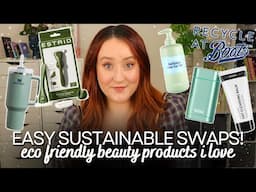 EASY SUSTAINABLE BEAUTY SWAPS! Environmentally Friendly Carbon Neutral Cruelty Free Products I Love!