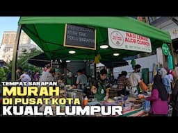 TEMPAT MAKAN NASI LEMAK  PAGI YG MURAH DI MALAYSIA KUALA LUMPUR BUKIT BINTANG