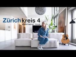 Zürich Apartment Tour | Kreis 4 Europaallee | Designer's modern apartment overlooking train station