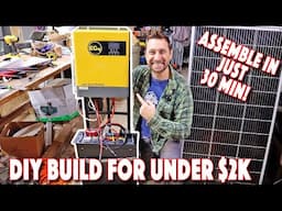 Extreme Budget  DIY Portable Solar Power Station! With 5000w Of Solar Input!