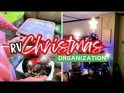 RV Living Christmas Decor Organization & a SUGAR FREE Christmas Crack Recipe ♥