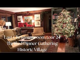 CHRISTMAS MAGIC in My Home, A Thrifted Dinner Table, and a Historic Village Tour!