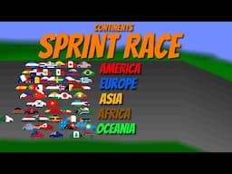 Sprint Car Continents - Algodoo Car Race