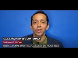 Raúl Anguiano | Dual Career Journey | BWF 2023