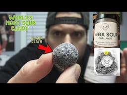 “Black Death” Mega Sour Challenge (World’s Most Sour Candy) | L.A. Beast