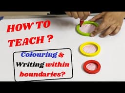 7 STEPS to Teach Colouring & Writing within Boundaries | Play-based Learning